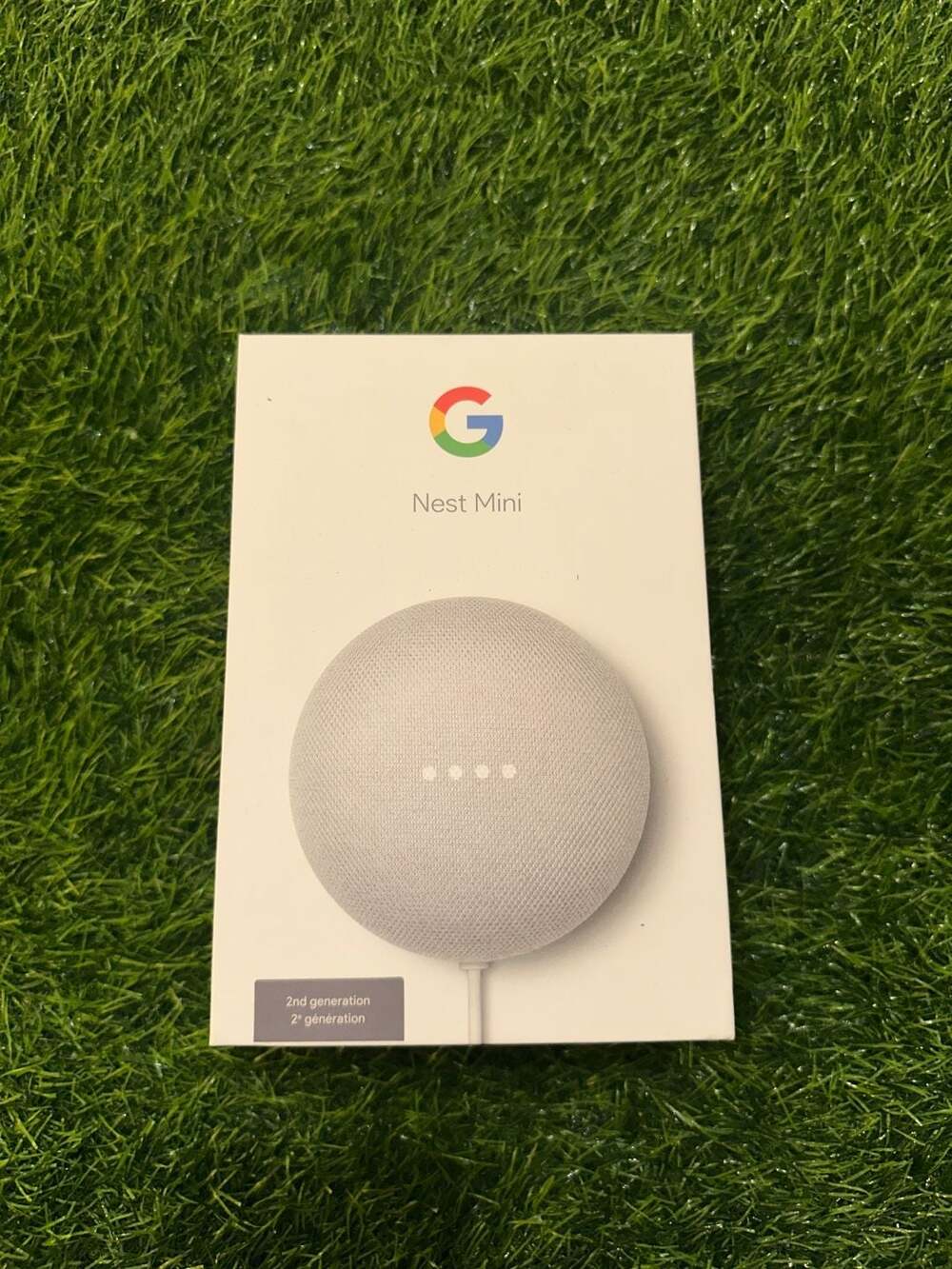 Google Nest Mini 2nd Generation Smart Speaker - Chalk